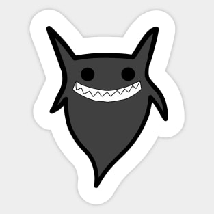 black devil ghost Sticker